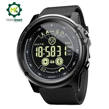

MOKA Sports smart watch men for android ios pedometer Clock Ultra-long Standby Outdoor sports Bluetooth Smartwatch Waterproof