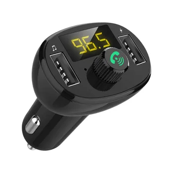 

Car MP3 Kit Handsfree Wireless Bluetooth FM Transmitter LCD MP3 Player Dual USB 2.1A Car Accessories Handsfree