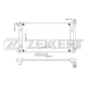 

Radiator OHL. DV. Toyota Avensis (T250) 03-zekkert art. mk-1453