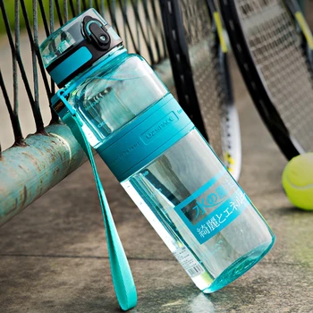 

500/1000ML BPA Free Sports Water Bottle Portable LeakProof Direct Drinking Shaker Bottle Fruit Infuser Plastic Drinkware