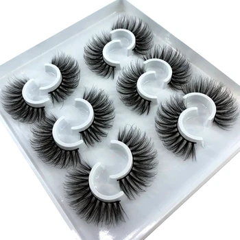 

New 6 pairs natural false eyelashes fake lashes long makeup 3d mink lashes eyelash extension mink eyelashes for beauty 03