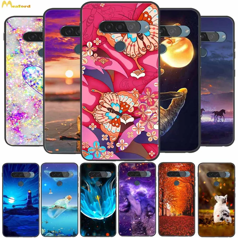 Per Lg G8S Thinq Case G8 S Silicone Tpu Soft Cover Per Lg G8X Thinq Custodie Paraurti Nero Per Lg K61 Phones Funda Fashion Coque
