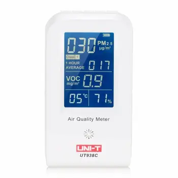 

UNI-T UT938C Pm2.5 Detector Haze Dust VOC Tester Air Quality Meter Sensor.