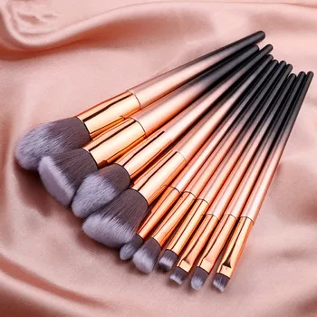 

10pcs Professional Makeup Brush Set Colorful Blush Concealer Eye Shadow EyeLiner Makeup Brushes Tools