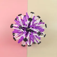 Детская игрушка, волшебный выдвижной шар, ручной шар для мальчиков и девочек, игрушечный шар, сжимающий шарики, цветущий эластичный метательный мяч