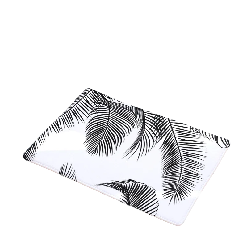 9 Daily Carpet Door Modern Banana Leaf Printing Carpet Flooring Mats Outdoor Living Room Kitchen Bathroom Door Antiskid Strip - Цвет: 9