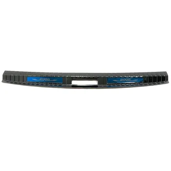 

For 2020 Peugeot 2008 Interior Rear Bumper Protector Sill Trim Tail Trunk Guard Pedal Cover Stainless Car Styling Accessories