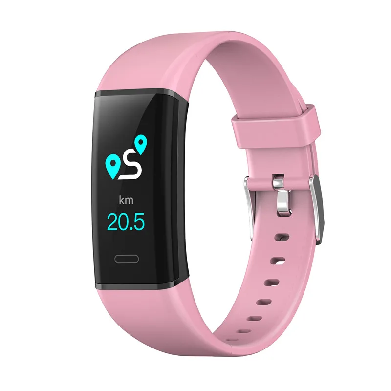 pink MK05 смарт-браслет IP67 водонепроницаемый браслет мониторинг сердечного ритма упражнения фитнес-трекер Smartwatch для Android IOS PK Y5 Y9 R11 - Цвет: pink