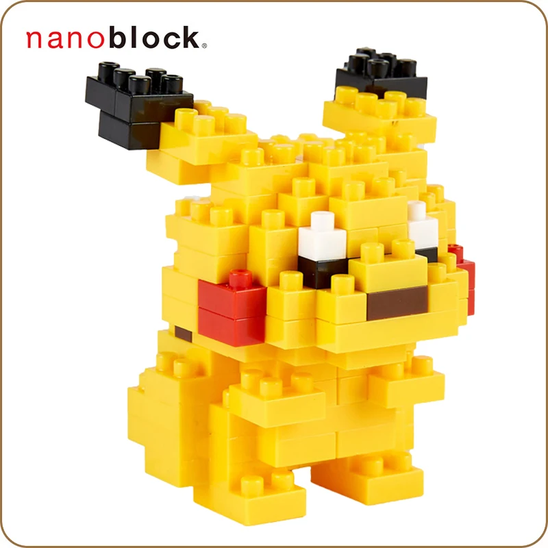 Kawada Nbpm-001 Nanoblock Pokemon Pikachu 130pcs Building Block Japan for sale online 