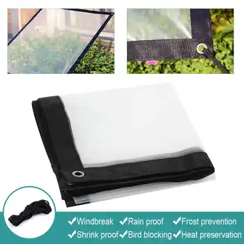 

Thicken Shade Awnings rainproof Tent Cloth Garden Supplies Balcony Window Flowers Crop Waterproof Cloth Tarpaulin Edging clear