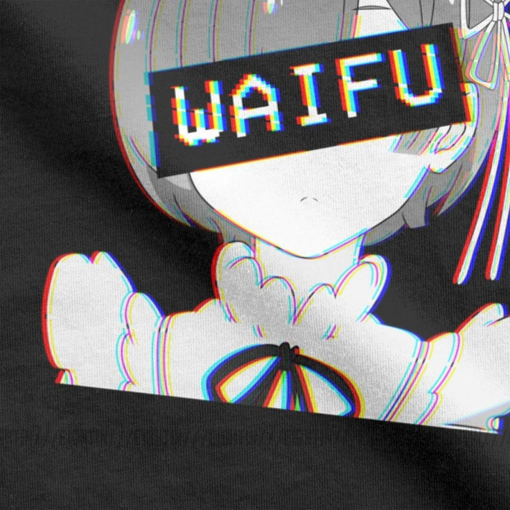 Skup Męskie koszulki z krótkim rękawem Rem Waifu japońskie koszulki z krótkim rękawem loli śliczne seksowne koszulki z krótkim rękawem nowość koszulka z krótkim rękawem koszulka z czystej bawełny