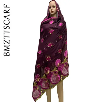 

New African Lady scarf, More Colors cotton Hijab, Luxury scarf Long Big Shawl Head Cover Wraps,Fashion Hijab Scarves BM970