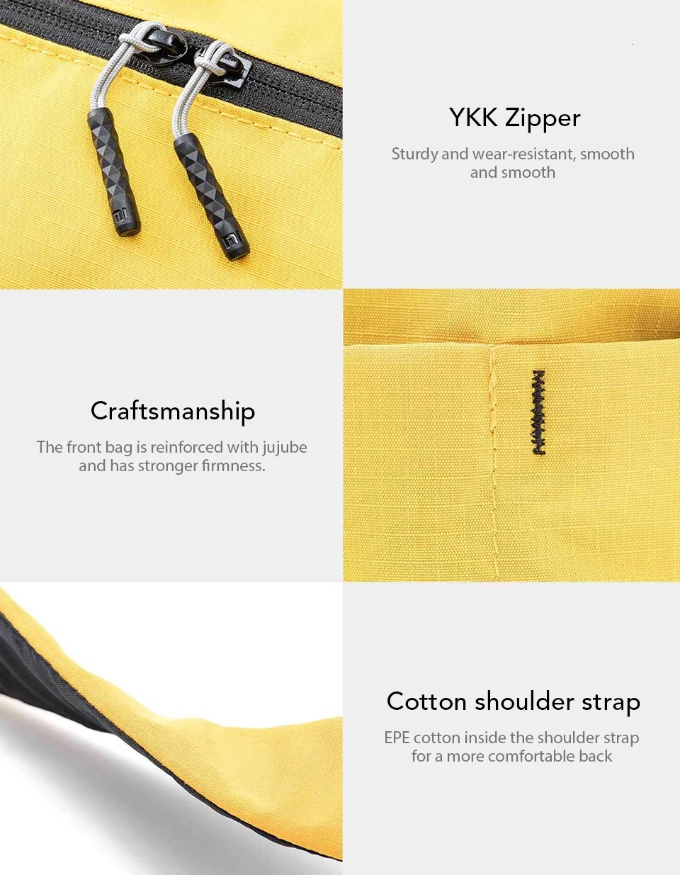 Original Xiaomi 10L Backpack Bag Colorful Leisure Sports Chest Pack Bags Unisex For Mens Women Travel Camping (8)