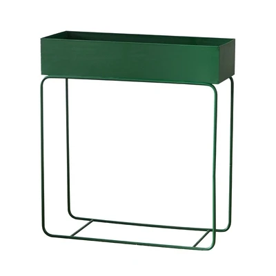 Single Layer Green Цветок из кованого железа рамка горшок многослойная скандинавский цветок Подставка под крышки стойки Балконная полка Современная Гостиная растительная полка книжная полка - Цвет: Single Layer Green