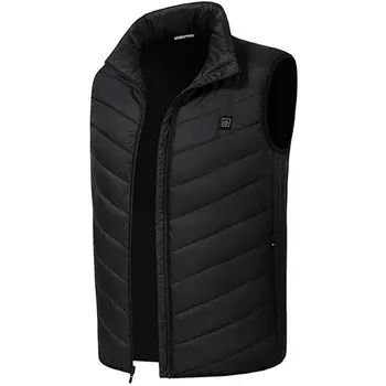 

USB Heater Hunting Vest Heated Jacket Heating Winter Clothes Women Men Thermal Outdoor Sleeveless Coats Hiking Climbing