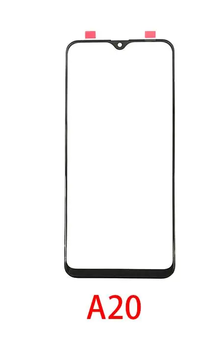 A20 A205F 2 шт./лот Экран сенсорный Панель внешний Стекло для samsung A10 A20 A30 A40 A50 A60 A70 M10 M20 S10e - Цвет: A20 A205F