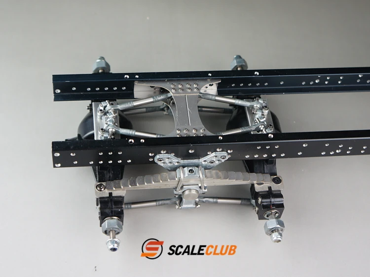 Scaleclub Tamiya 1/14 трактор грязевая головка имитация металла Двухосная задняя подвеска Chiaki подвеска