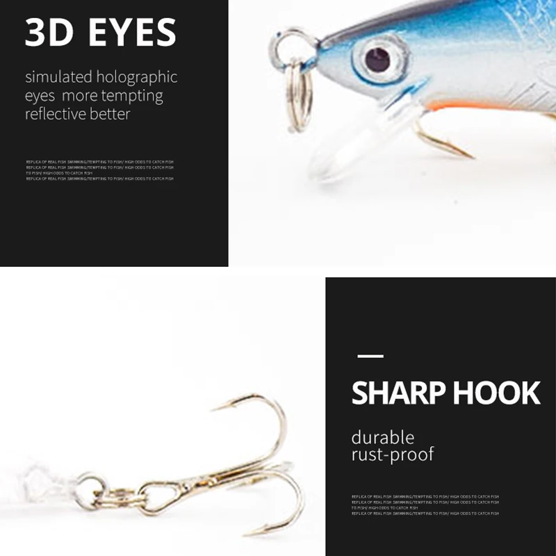 CatClaw fishing Lure Treble Hooks Slim Minnow top water Floating 80MM  Sea Fishing Lure Artificial Hard Bait 102M Sea fishing