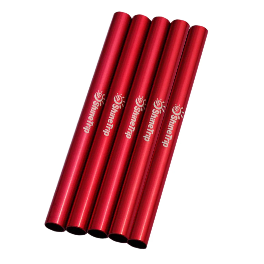 5 Pcs Tent Pole Repair Tube for Diameter 7.9-8.5mm Tent Poles Aluminum Alloy