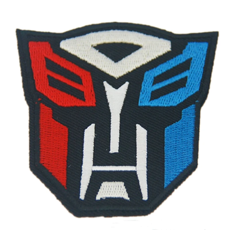 

2PCS Autobots Cloth Stickers Back with glue for Clothes Patches DIY Clothes pattern Different Style Embroidered ironing stickers