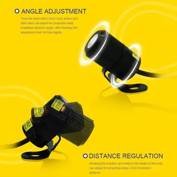 

8-36V Anti-collision Laser Light Anti-fog Parking Stop Braking Signal Indicators Motorcycle LED Warning Light Car-Styling