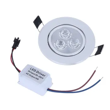 

LED Downlight 9W Recessed Round LED Ceiling Lamp AC 110V 220V 230V 240V Indoor Lighting Warm White Cold White Led Light