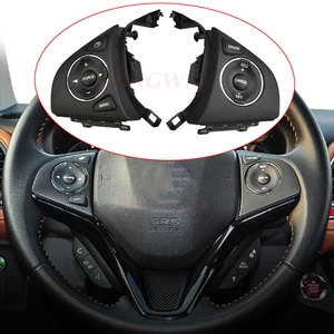 Image 4 - Direksiyon kontrol anahtarı düğmeler araba Styling ses radyo uzaktan Cruise kontrol düğmesi teller ile Honda 2015 2018 için