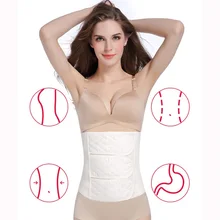 Женский корсет на плоском животе, послеродовой хлопковый марлевый пояс, Корректирующее белье для похудения