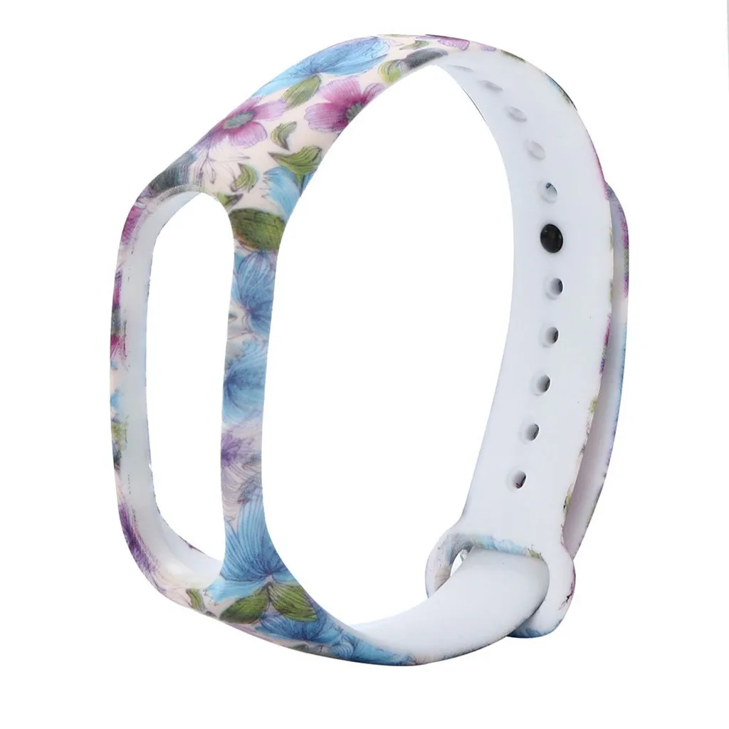 Сменный силикагелевый браслет, ремешок для Xiaomi Mi, ремешок, 4 петли на запястье, чехол, комплект, браслет, Аксессуары для умных часов - Цвет: F