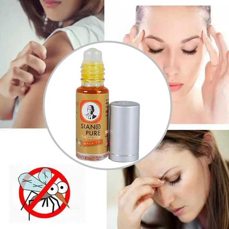 

Siang Pure oil mint Refreshing Influenza refreshing brain sickness Pain Relief Essential Oil mosquito bite anti itchy