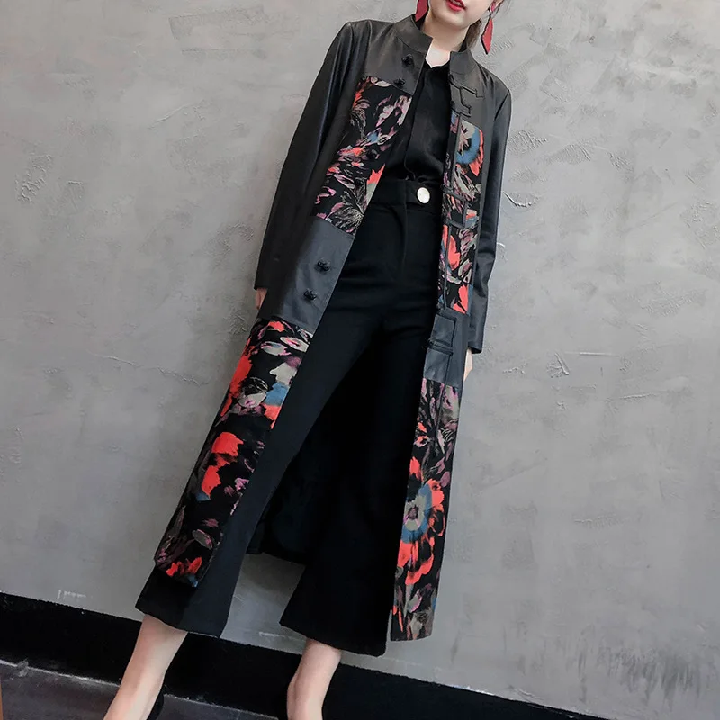

Real Leather Jacket Women Sheepskin Genuine Leather Jacket Vintage Slim Women Windbreaker Spring Veste Femme LH-2002 YY1873
