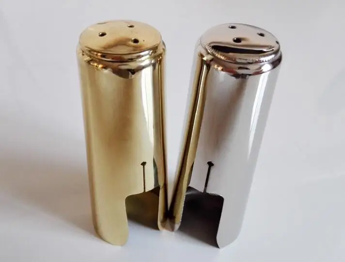 1Pcs B Tenor Saxophone Bakelite Flute Head Metal Protective Cap Hat Brass Hat Copper Protective Cap