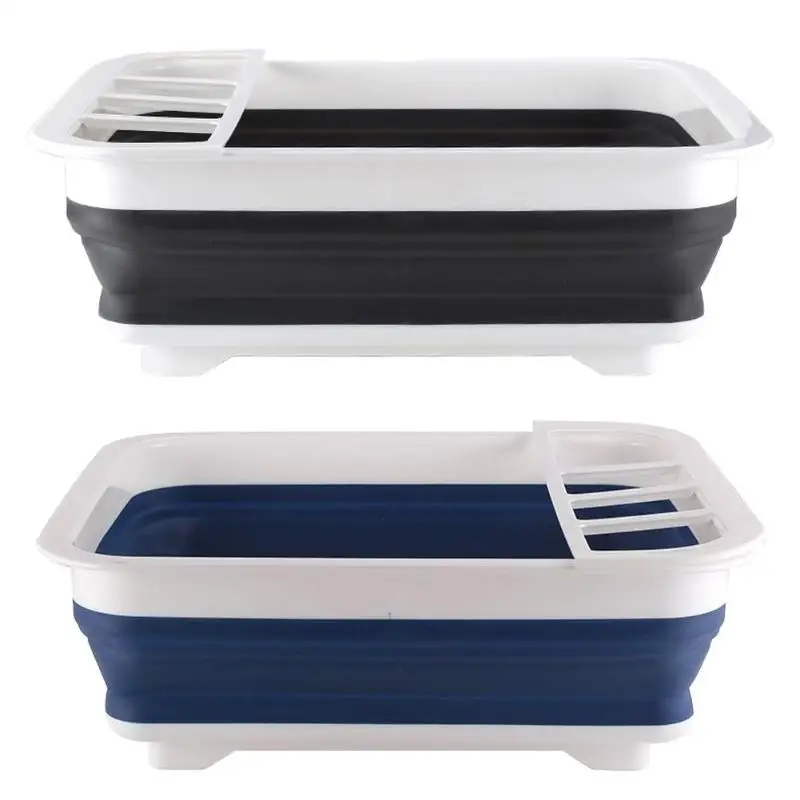 Складные сливные чаши, сушилка для посуды, практичные бутылки, банки, подстаканник, коробки для хранения столовых приборов, бытовые кухонные принадлежности