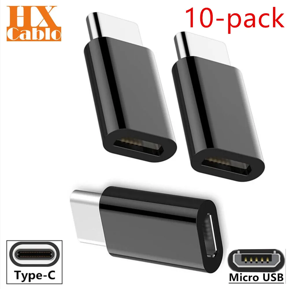 10 шт. USB C type адаптеры для Xiao mi 8 SE 6 A1 A2 4C MacBook LeTV Nokia N1 Nexus 5X6 P Google PIXEL 2/XL