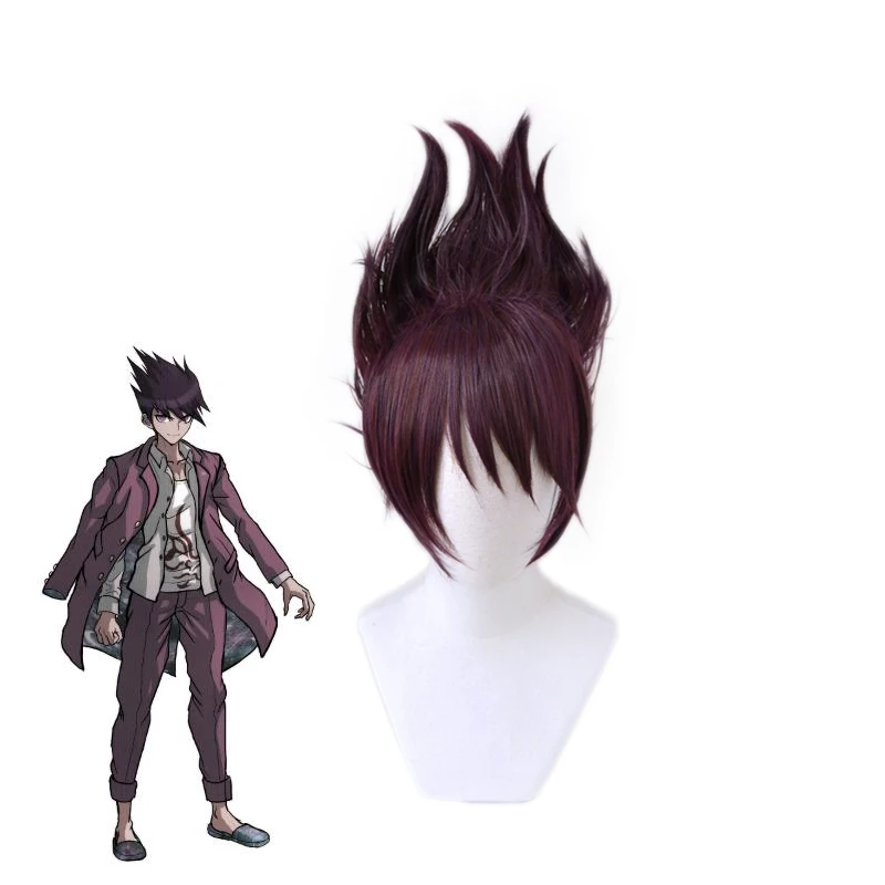 Парик для косплея Danganronpa V3: Killing Harmony Momota Kaito короткие искусственные волосы