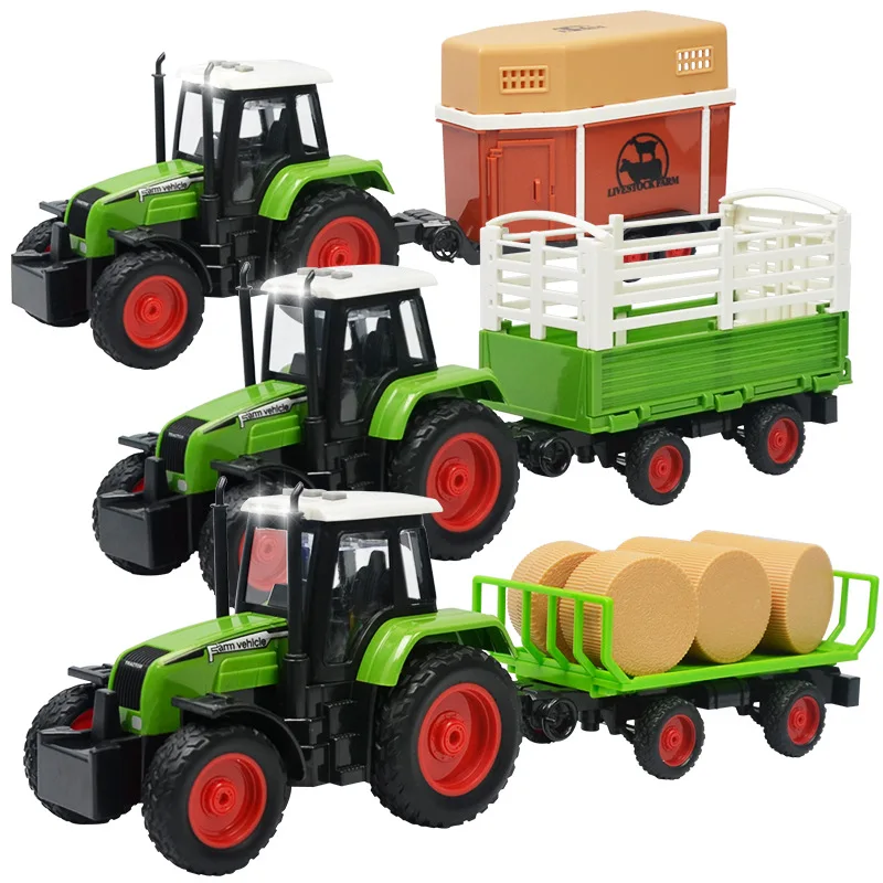 

1:16 Model Inertia Farmer Car Freight Truck Light Music Farm Tool Car Model CHILDREN'S Toy