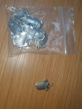 20 piezas de amuletos bebé Onesie overol paño 17x12mm bronce tibetano Color plata colgantes joyería antigua fabricación artesanal DIY