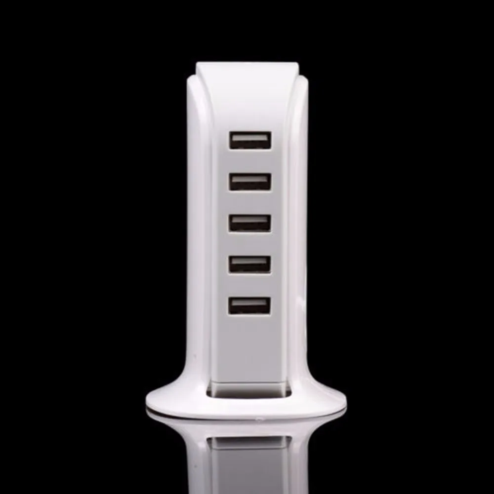 5 usb портов, зарядное устройство для мобильного телефона, настенная зарядка, Расширительная розетка, Смарт 5-портовый дорожный Настольный порт питания, вилка стандарта Великобритании и ЕС
