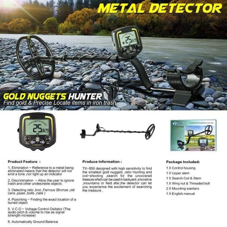 Professional Industrial 2.5M Underground Depth Scanner Gold Finder Metal Detector