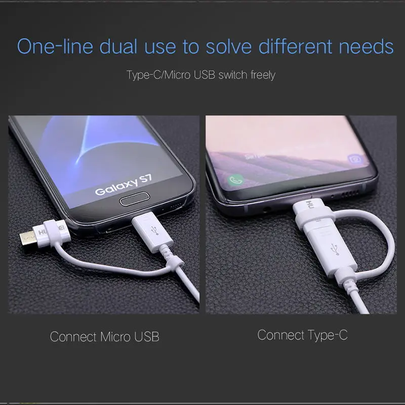 Huawei P20 дорожное зарядное устройство 2 в 1 Micro USB type C кабель 2A 1,5 M type-C зарядный кабель Mate10 Mate9 Pro Lite Honor V10