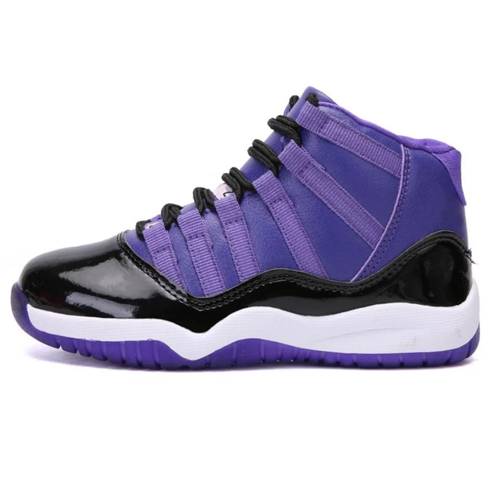 Running Shoes Kid Children Boys Shoes Basketball Shoes Anti-slippery Soled Lace Up Sneakers for Children