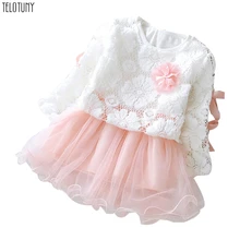 Telotuny/платья для девочек; кружевное платье-пачка принцессы; комплекты одежды; платье для девочек; платье принцессы для свадебной вечеринки; Sukienka Dziewczynka