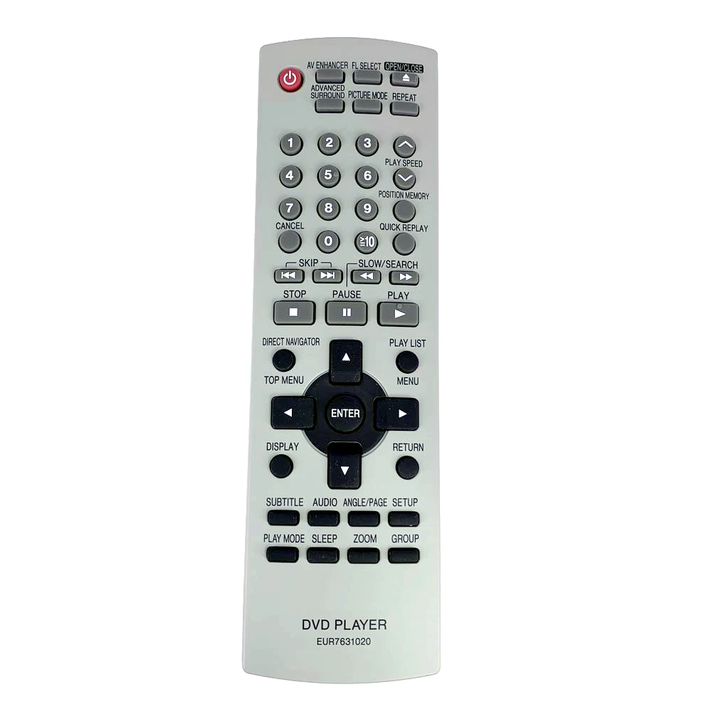 Пульт дистанционного управления EUR7631020 для Panasonic DVD плеер DVDS24 DVDS27 DVDS27K DVDS27P DVDS27S DVDS27U