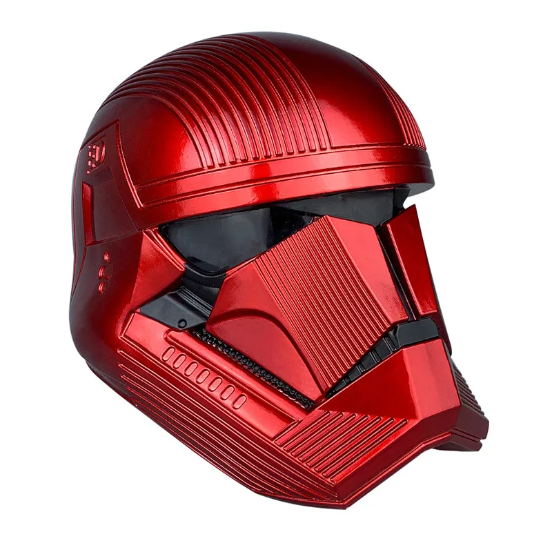 Helmet Star Wars 9 Cosplay The Rise of Skywalker Mandalorian Sith Trooper Red Helmet Halloween Star Wars Mask Latex PVC Masks