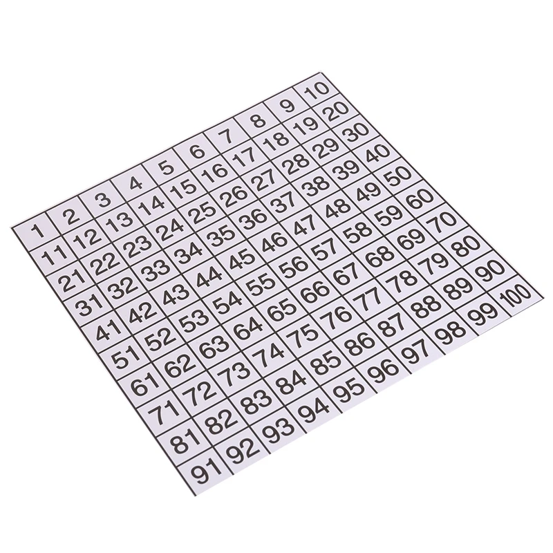 

Wooden Montessori Hundred Board Math 1 to 100 Consecutive Numbers Counting Toy R9JD