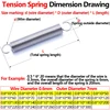 Пружина-удлинитель из нержавеющей стали, пружина-Натяжной пружина, проволока диаметром 0,8 мм, внешний диаметр 10 мм, удлинительная спиральна... ► Фото 3/6