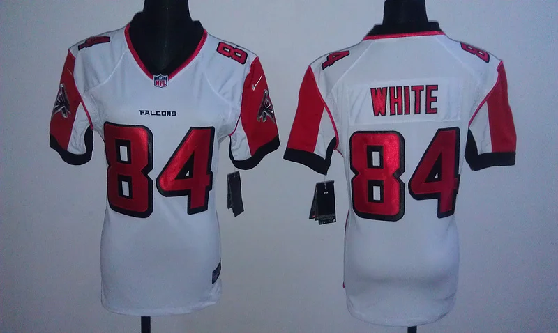 White Women Lady Atlanta s,#24 Devonta Freeman#22 Keanu Neal#11 Julio Jones#2 Matt Ryan 24 Devonta Freeman Jersey - Color: White