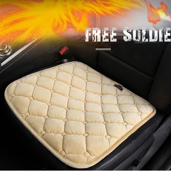 

New Waterproof Carbon Fiber Electric Heating Seat Pad 12V Winter Car 30s Fast Heated Seat Cushion Cover Chairs Warmer