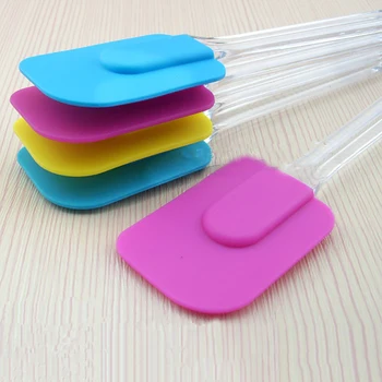 

Home Frequently Use Items Cake Baking Cream Spatula High Temperature Silicone Scraper Daily Breakfast Cakes Cooking Spatulas