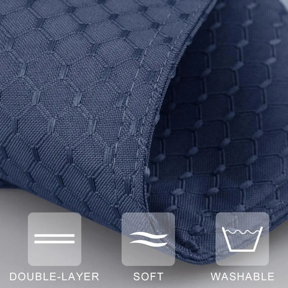 Set of 4 Polyester Jacquard Placemats for Dining Table Rectangle Heat Resistant Drink Holder Cup Pad Mat Kitchen Cup Wine mat Set of 4 Polyester Jacquard Placemats for Dining Table Rectangle Heat Resistant Drink Holder Cup Pad Mat Kitchen Cup Wine mat